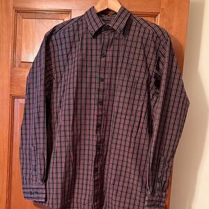Men’s Plaid Casual/Dress Shirt -16 1/2 Neck